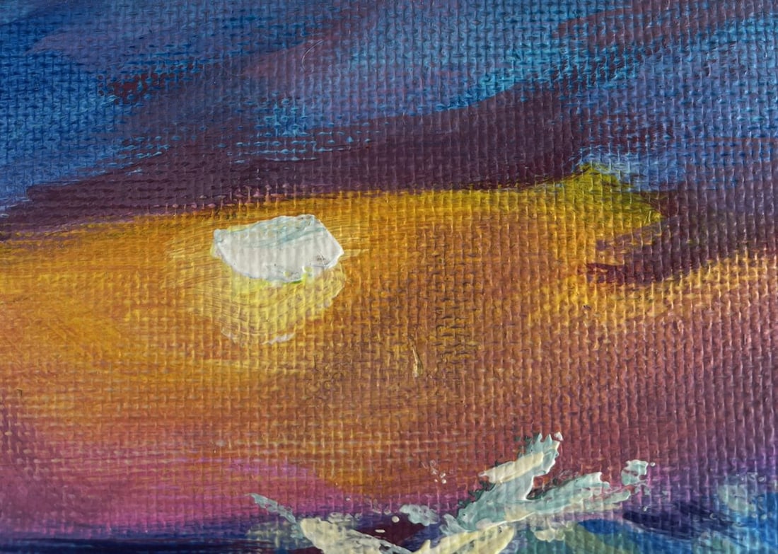 Acrylic painting Breathtaking views of the sea Mykhailo Patskan - 5
