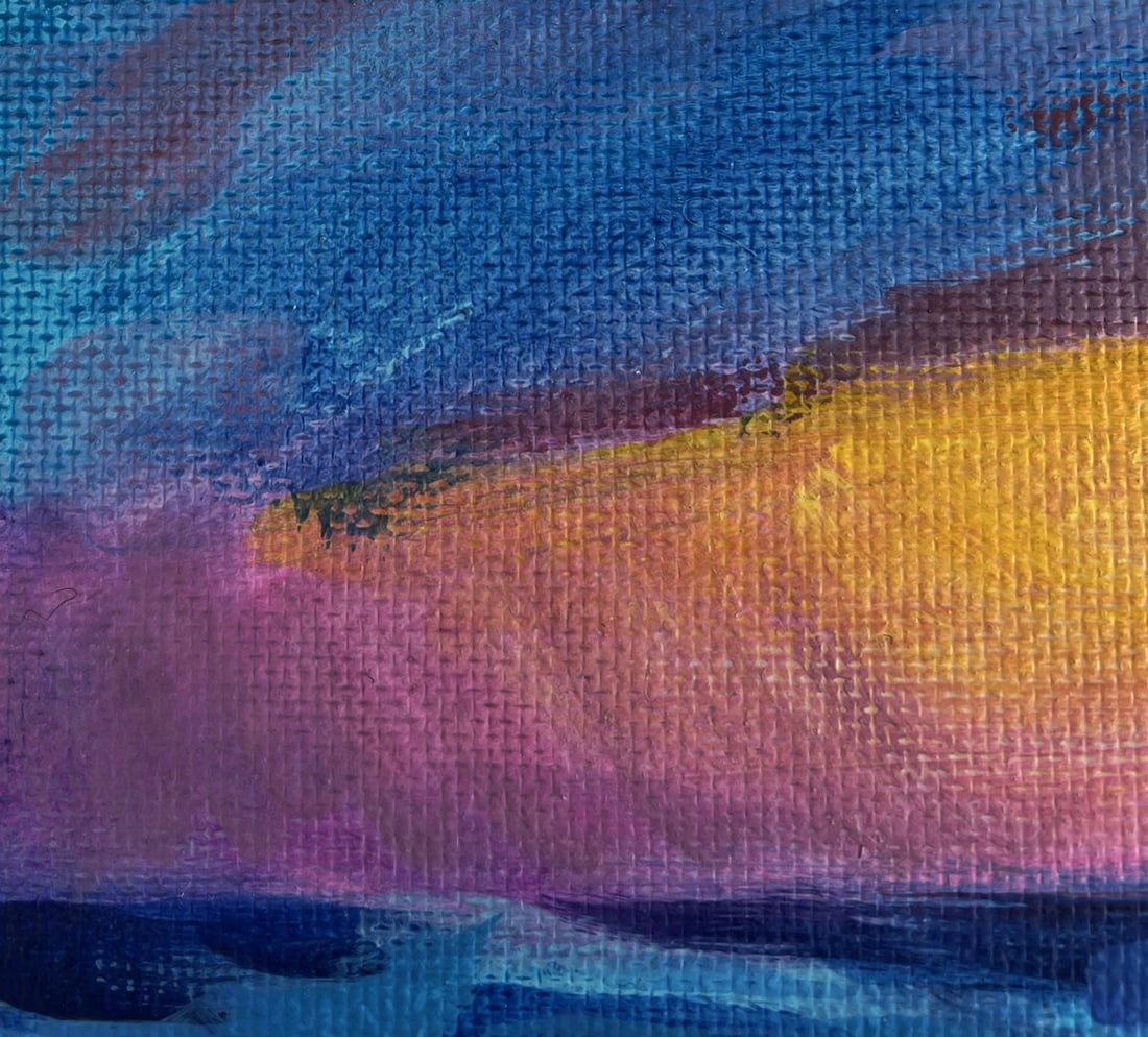 Acrylic painting Breathtaking views of the sea Mykhailo Patskan - 6