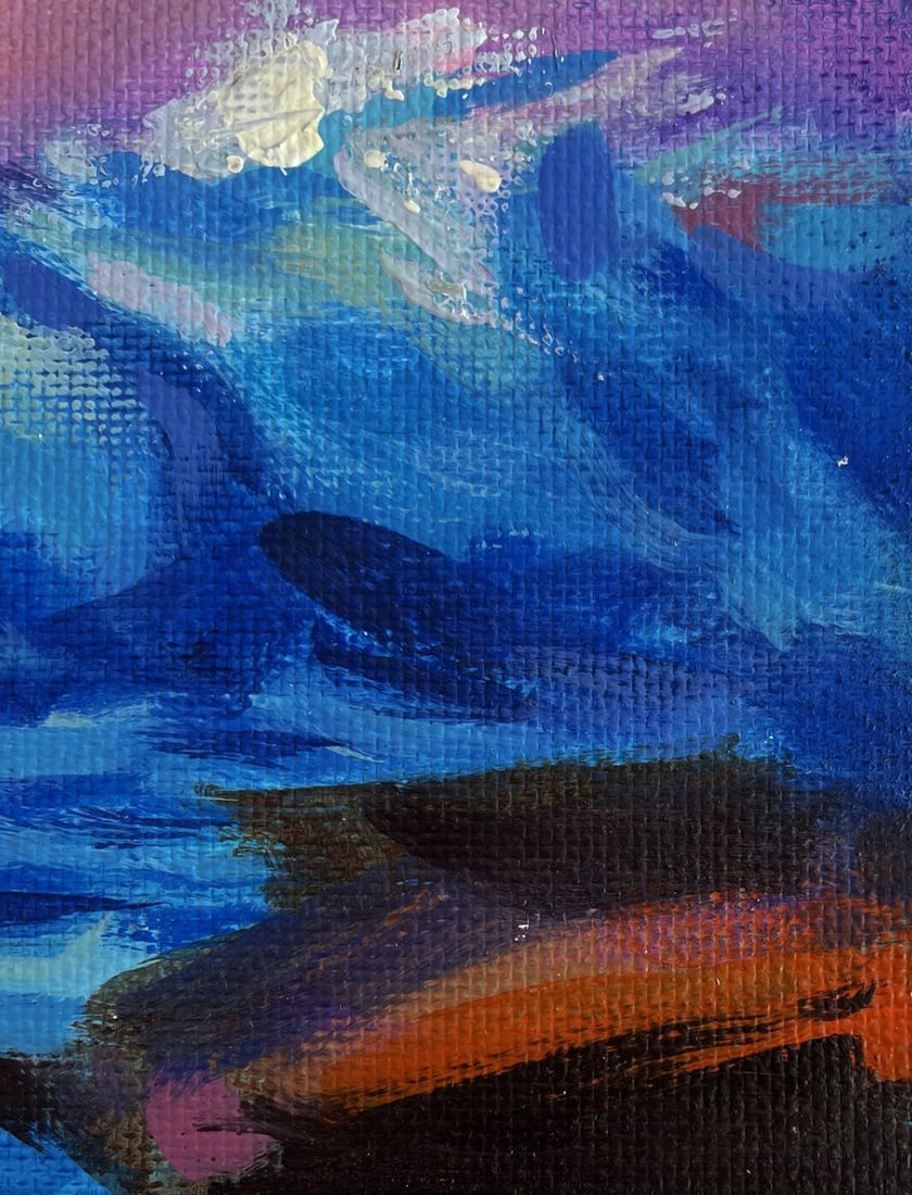 Acrylic painting Breathtaking views of the sea Mykhailo Patskan - 8