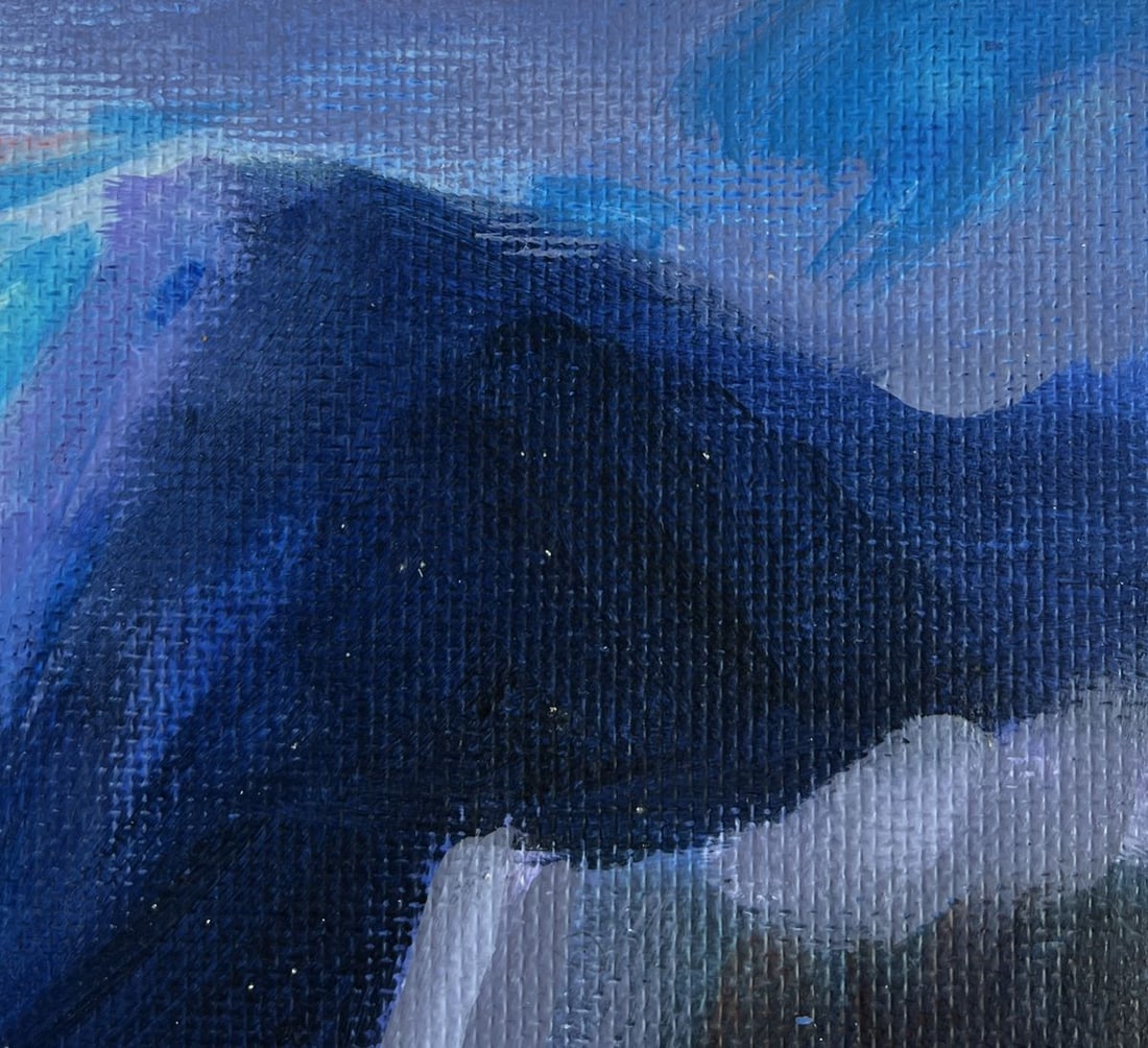 Acrylic painting Moonlit Night at Sea Mykhailo Patskan - 4