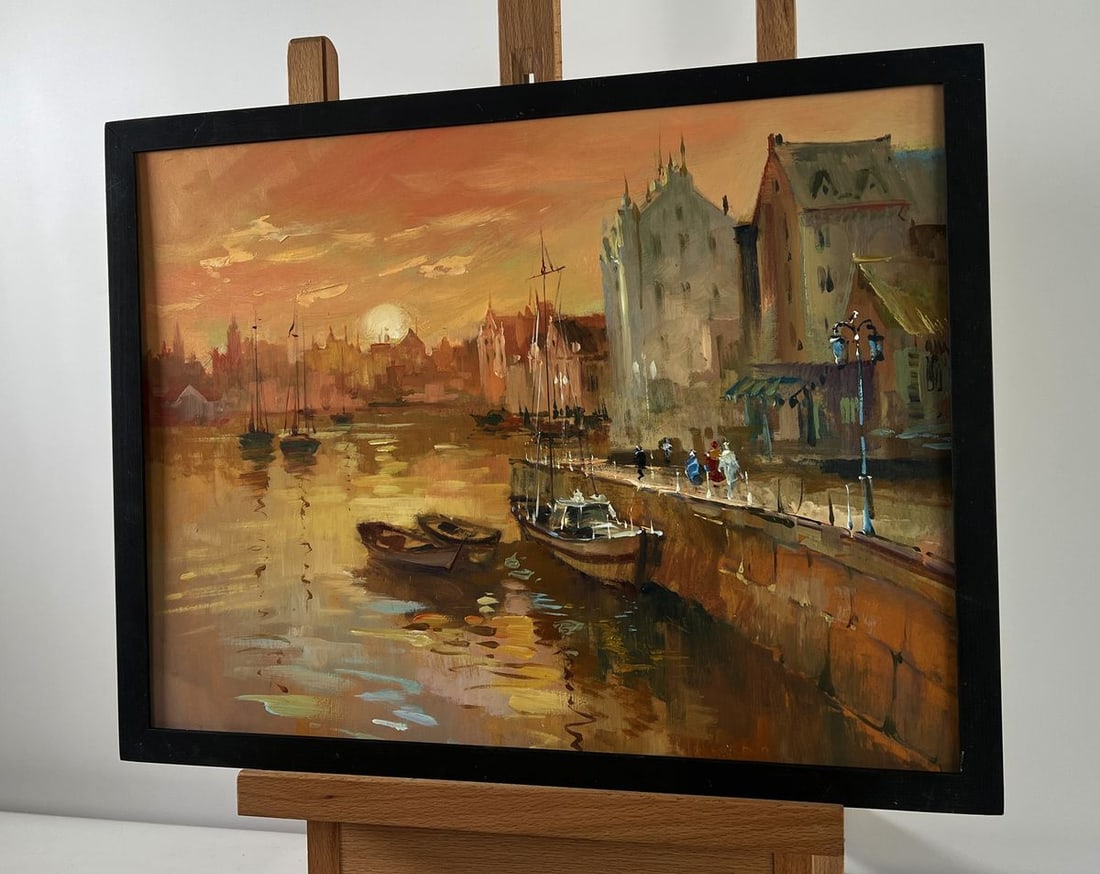 Oil painting Venice romantic sunset Yuriy Suprunchuk - 2