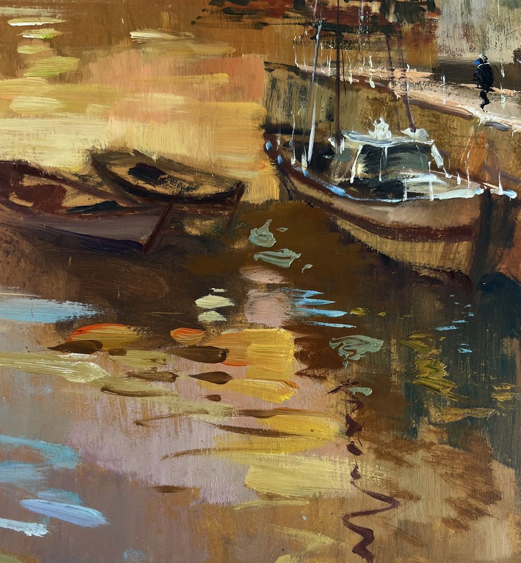 Oil painting Venice romantic sunset Yuriy Suprunchuk - 8