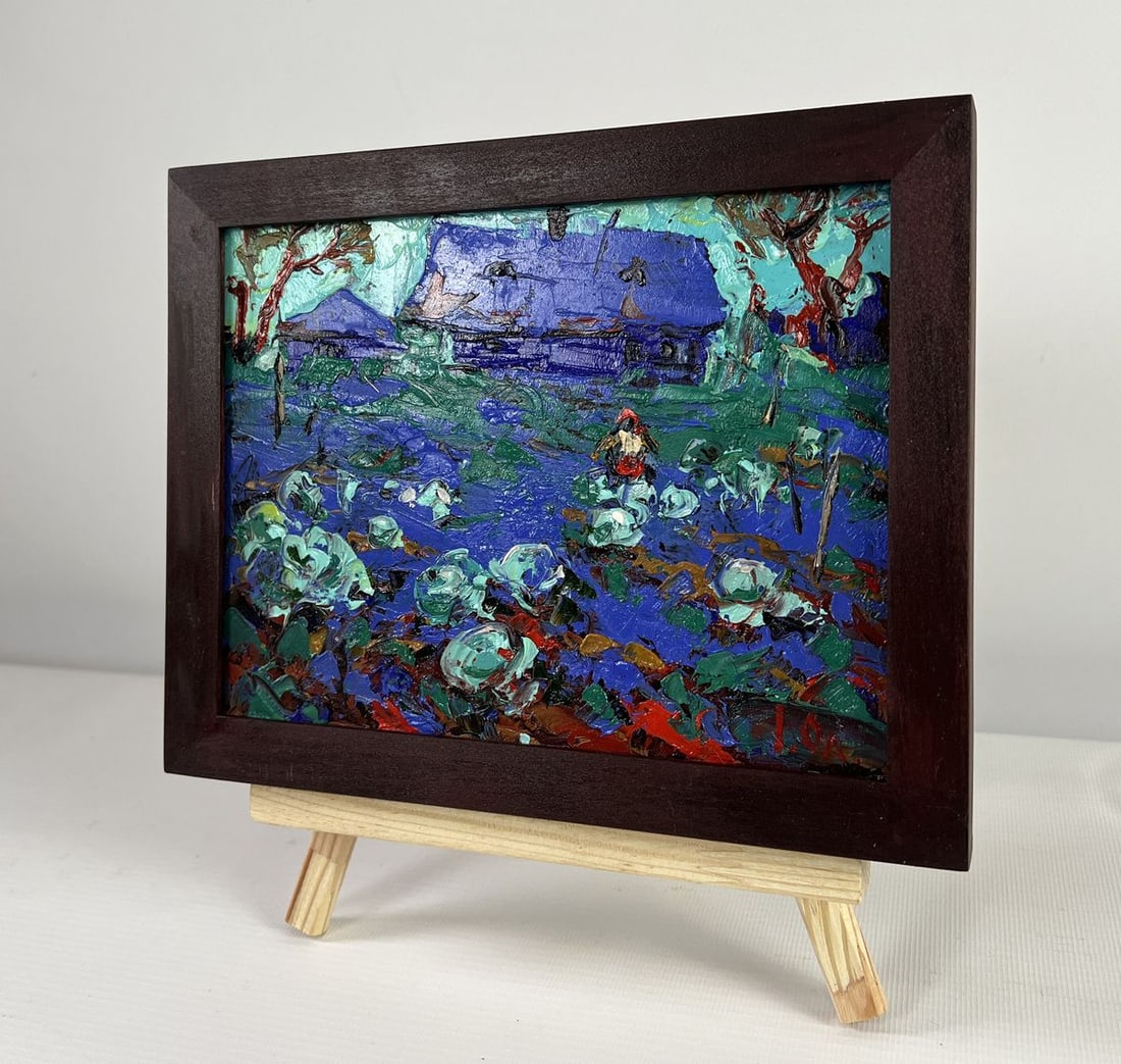 Oil painting The garden smells of summer Alex Kalenyuk - 2