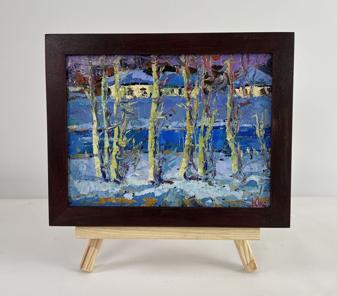 Oil painting The first breath of spring Oksana Kalenyuk (1 of 8)