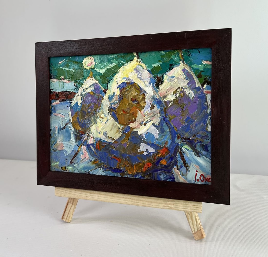 Oil painting Where time stopped Oksana Kalenyuk - 2
