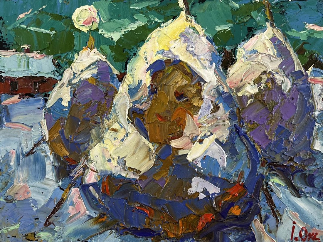 Oil painting Where time stopped Oksana Kalenyuk - 3