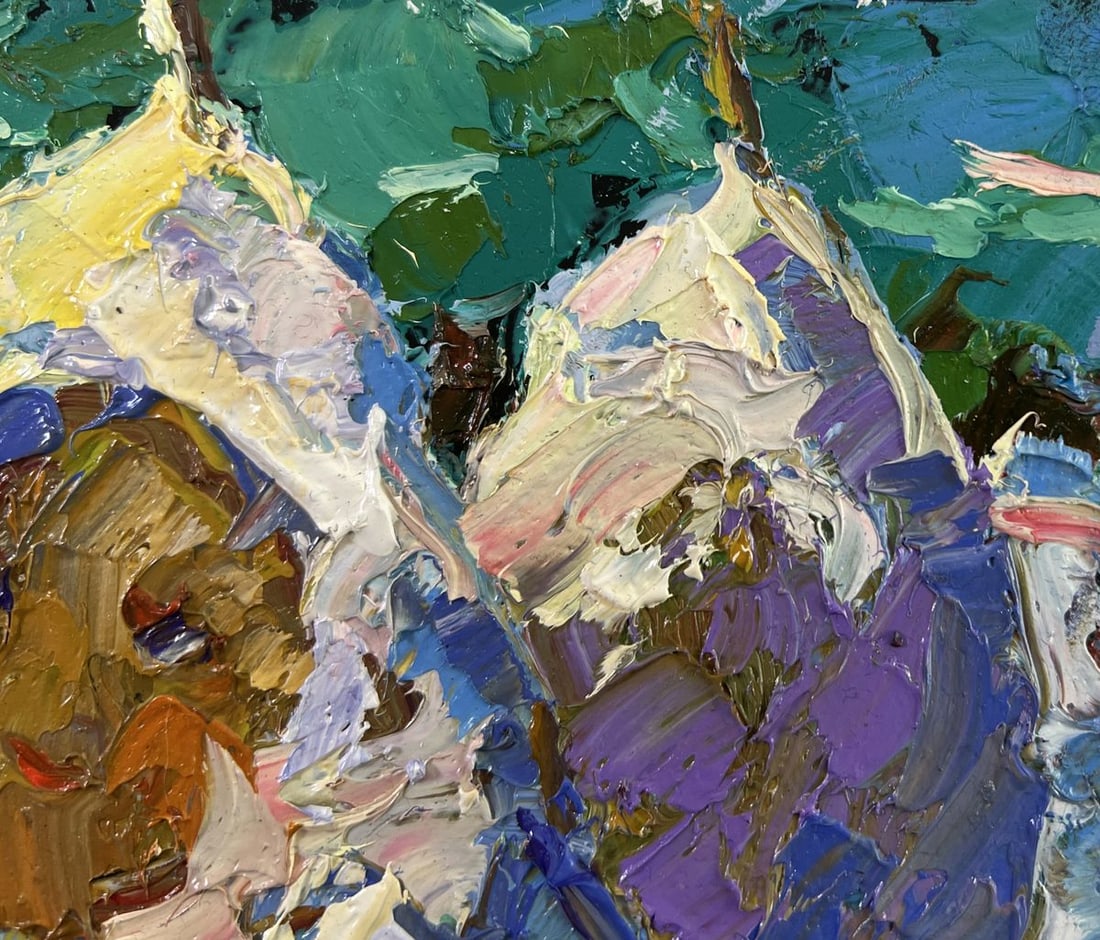 Oil painting Where time stopped Oksana Kalenyuk - 4