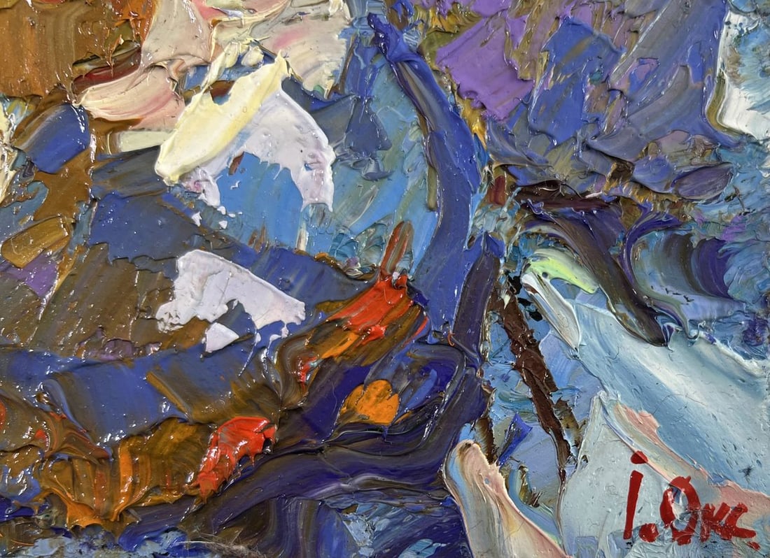 Oil painting Where time stopped Oksana Kalenyuk - 5