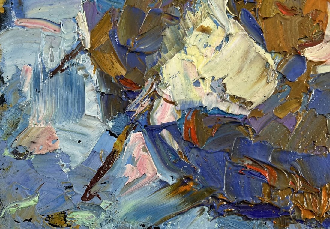 Oil painting Where time stopped Oksana Kalenyuk - 6