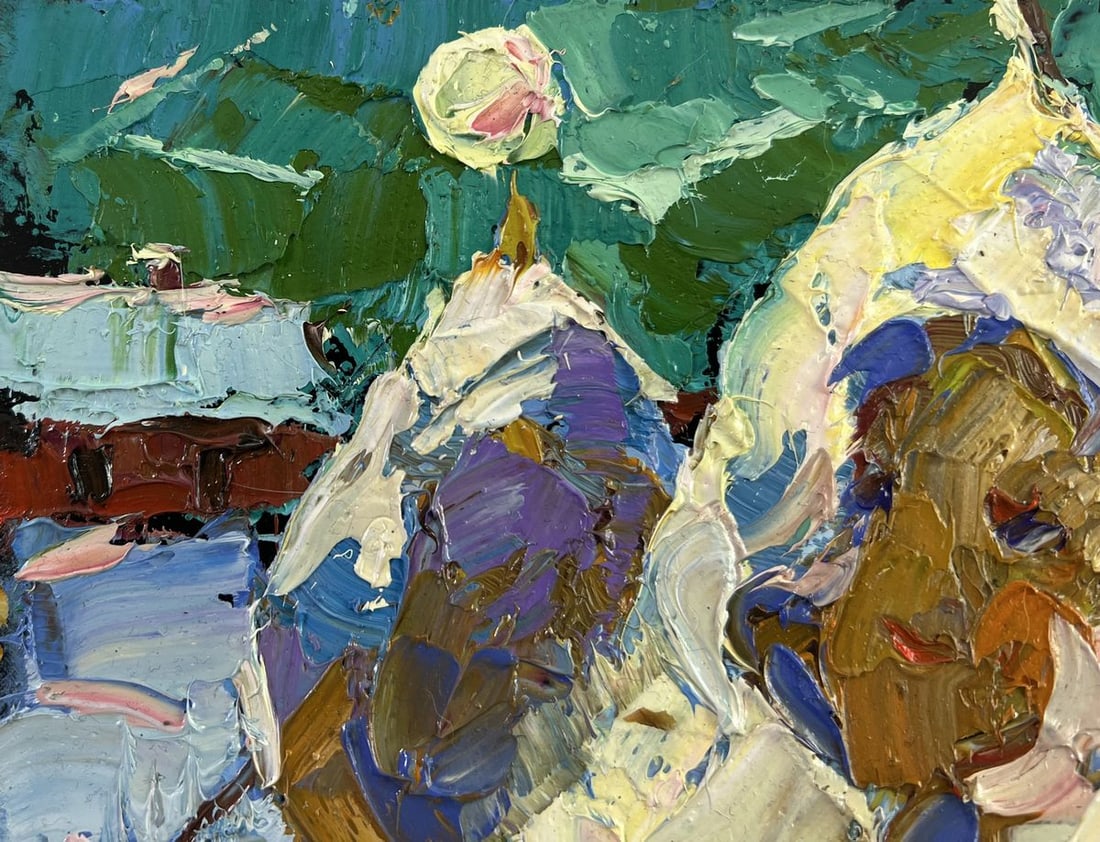 Oil painting Where time stopped Oksana Kalenyuk - 7