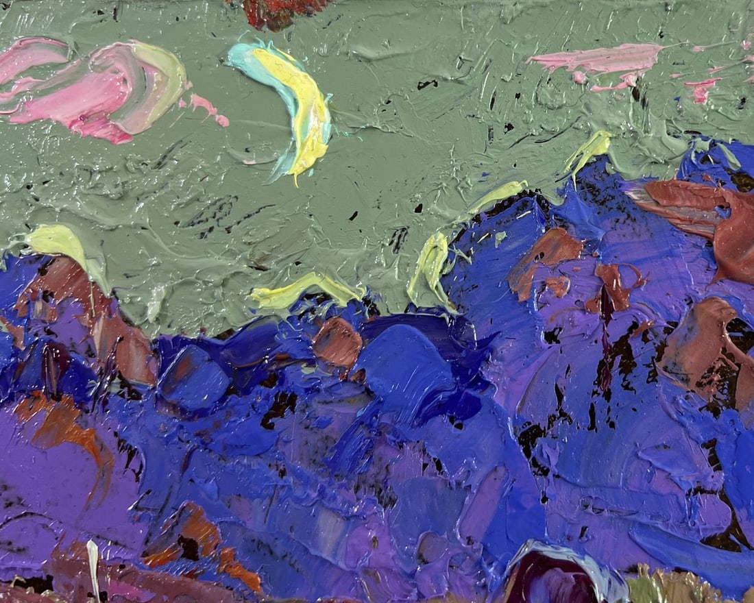 Oil painting The path into the evening coolness Alex Kalenyuk - 4