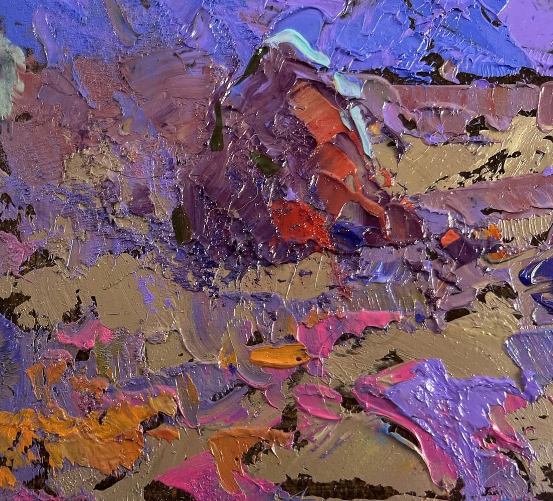 Oil painting The path into the evening coolness Alex Kalenyuk - 6