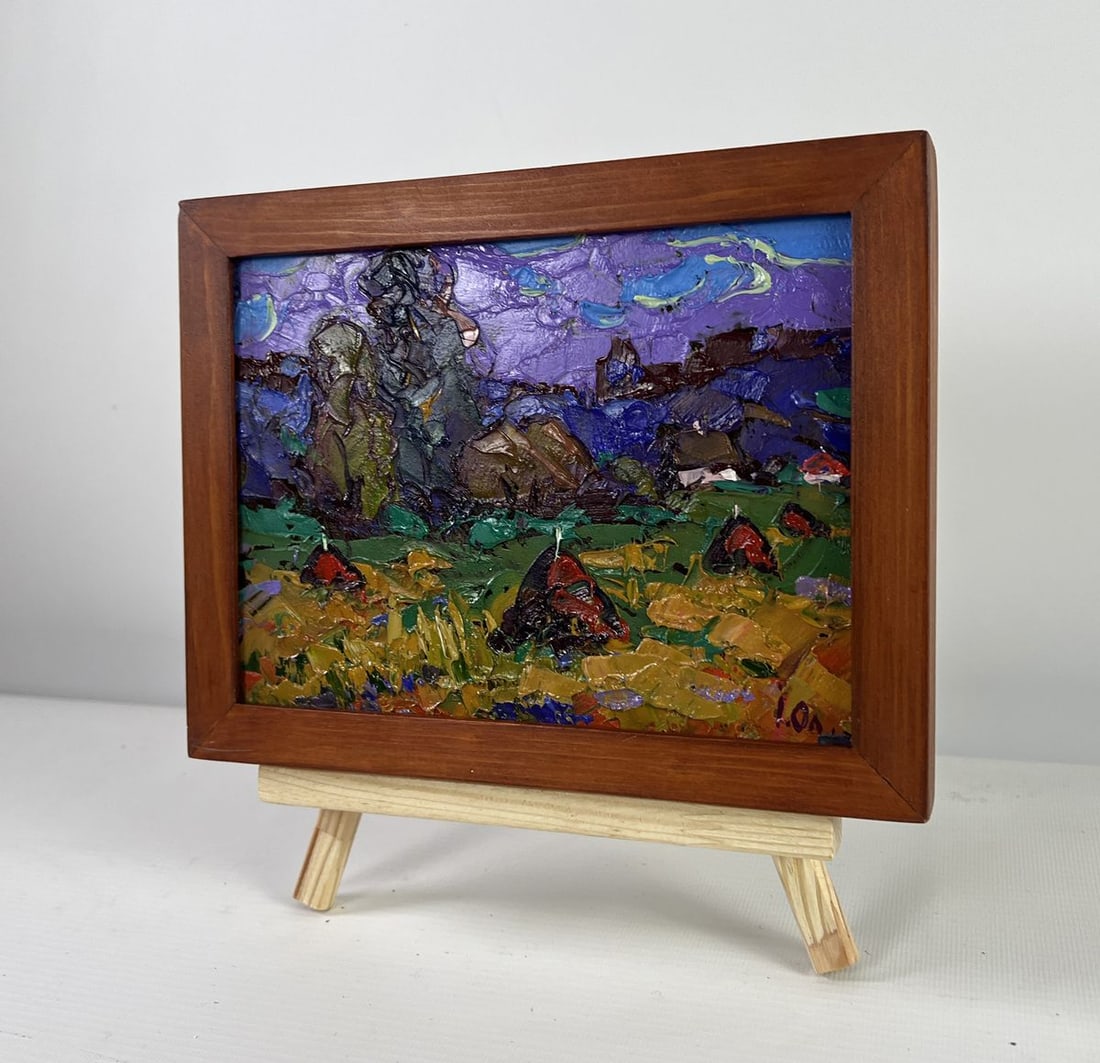 Oil painting Evening coolness before the rain Alex Kalenyuk - 2