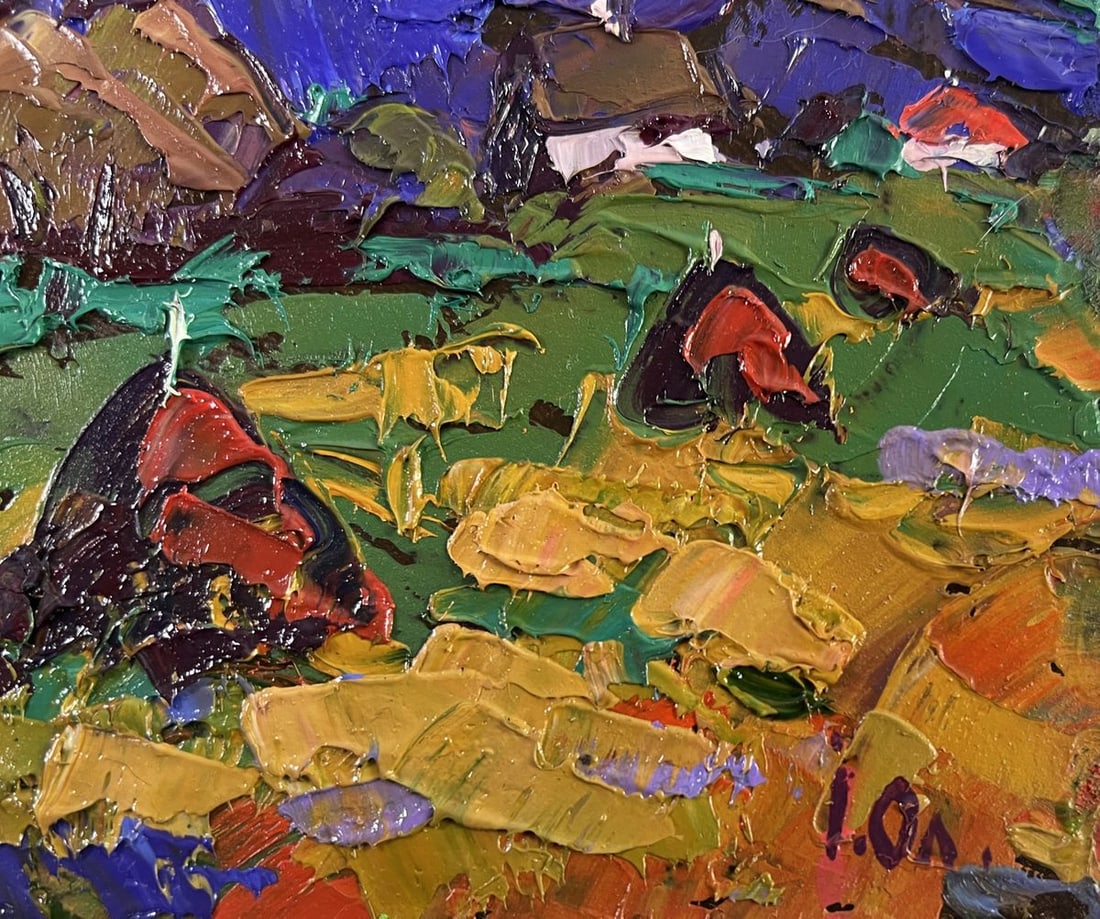 Oil painting Evening coolness before the rain Alex Kalenyuk - 5
