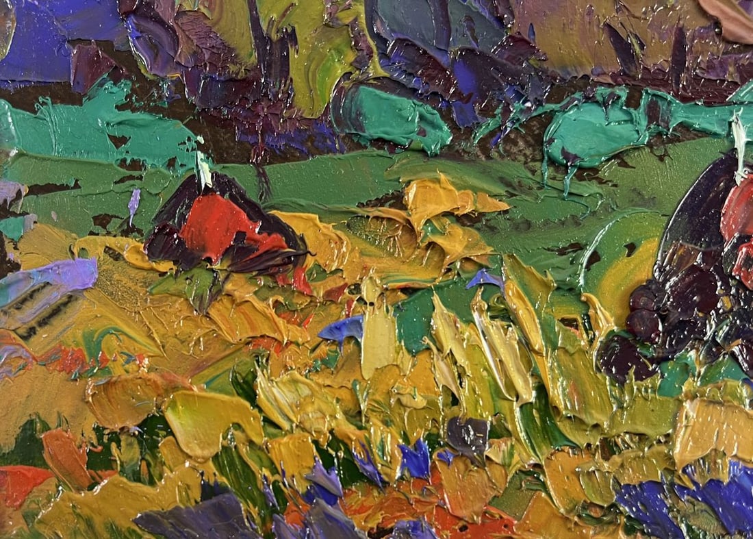 Oil painting Evening coolness before the rain Alex Kalenyuk - 6