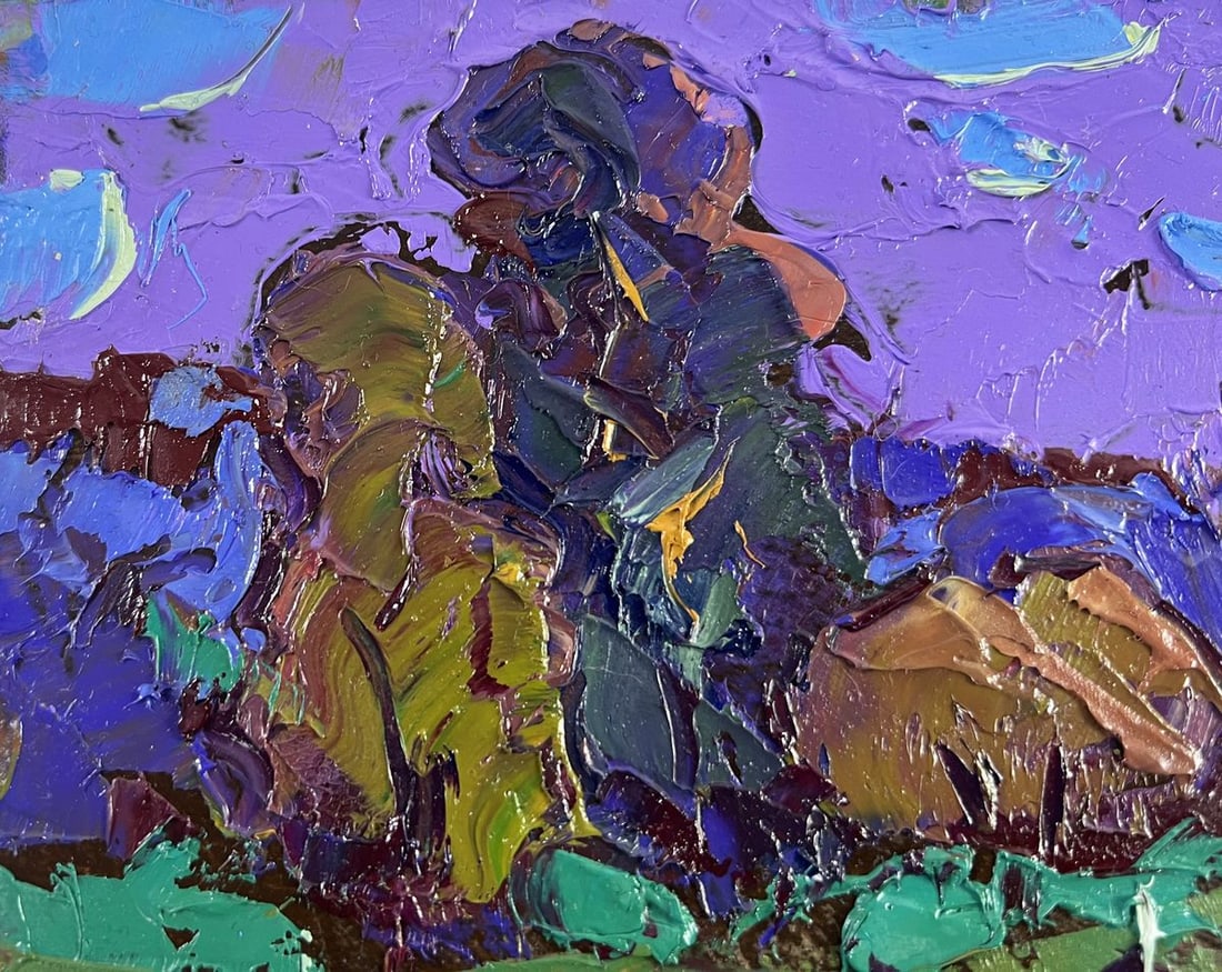 Oil painting Evening coolness before the rain Alex Kalenyuk - 7