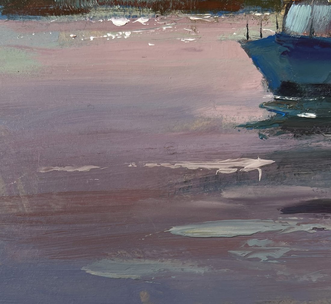 Oil painting Boat under the windows of the sea Yuriy Suprunchuk - 7