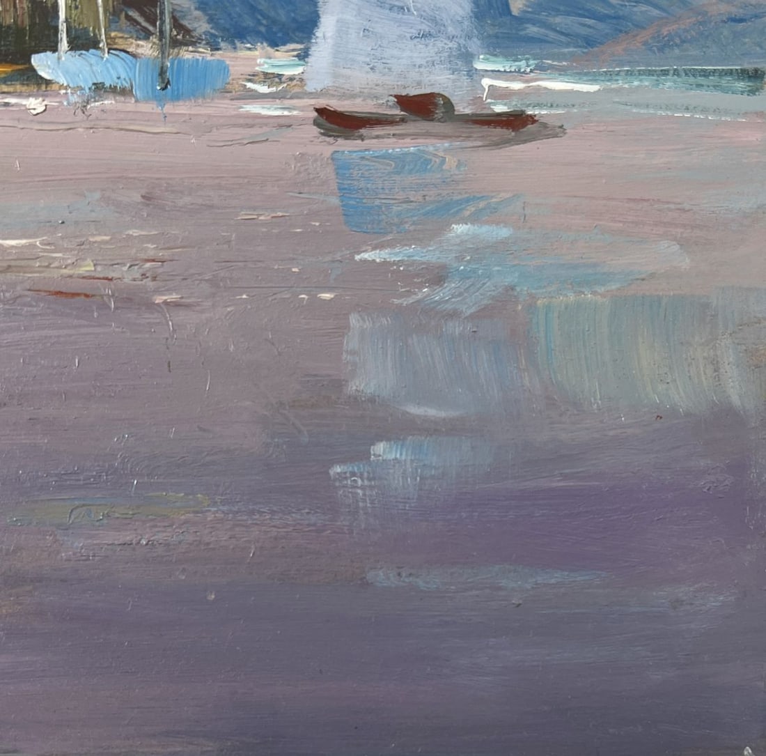 Oil painting Boat under the windows of the sea Yuriy Suprunchuk - 9