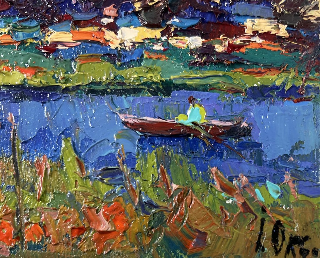 Oil painting Clouds are floating Oksana Kalenyuk - 5