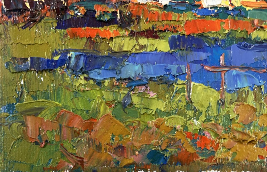 Oil painting Clouds are floating Oksana Kalenyuk - 6