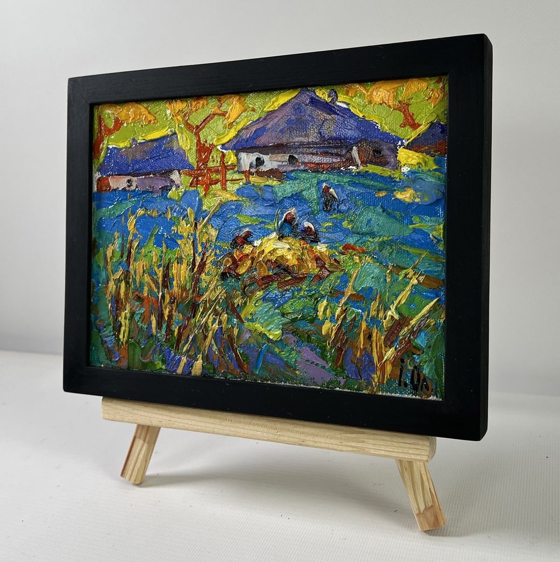 Oil painting Golden Harvest Alex Kalenyuk - 2
