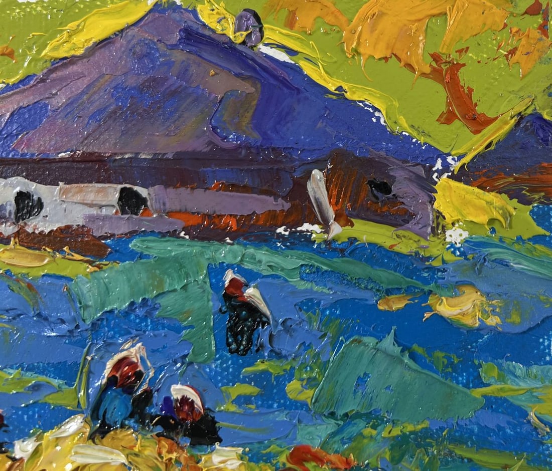 Oil painting Golden Harvest Alex Kalenyuk - 4