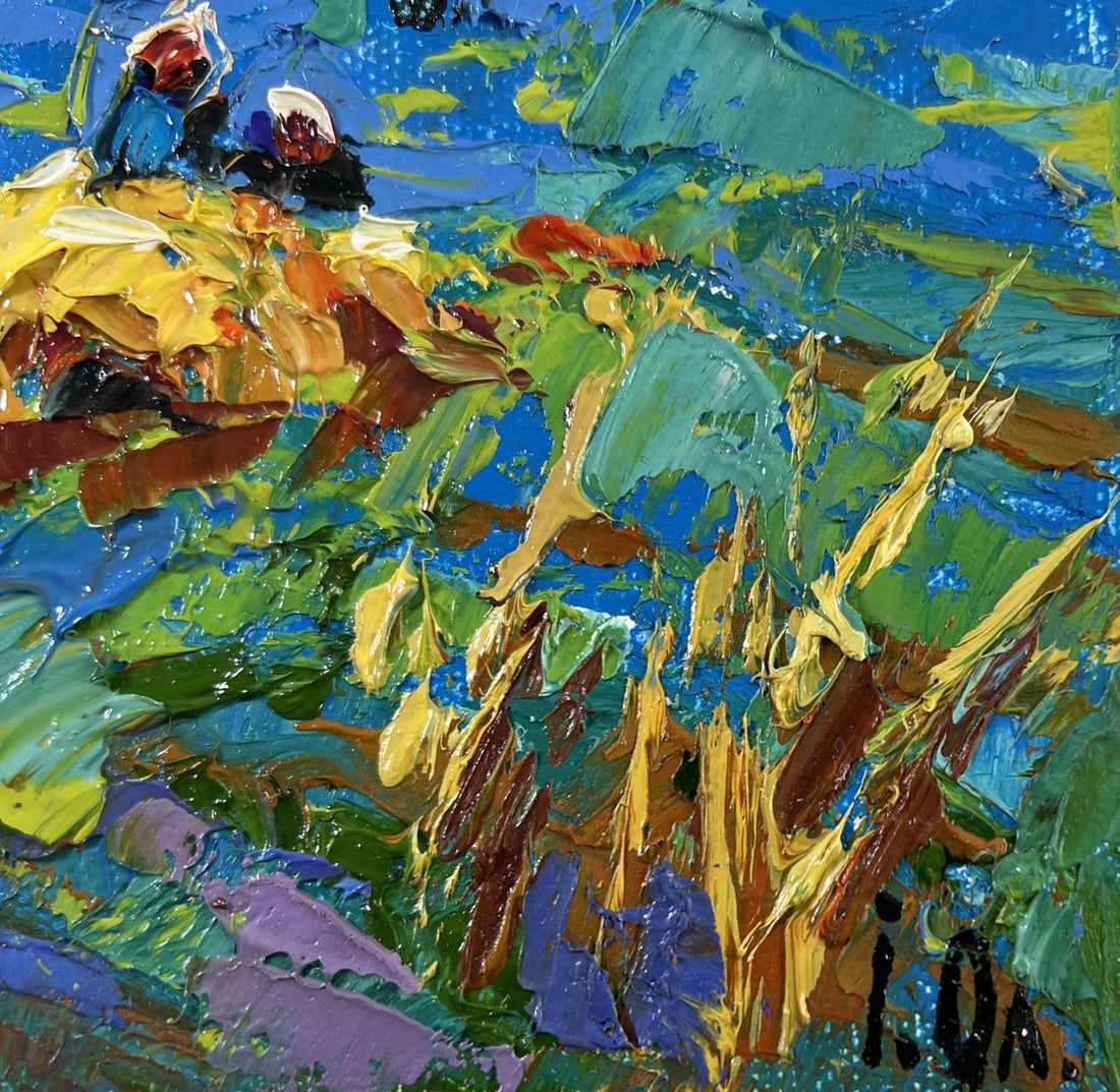 Oil painting Golden Harvest Alex Kalenyuk - 5