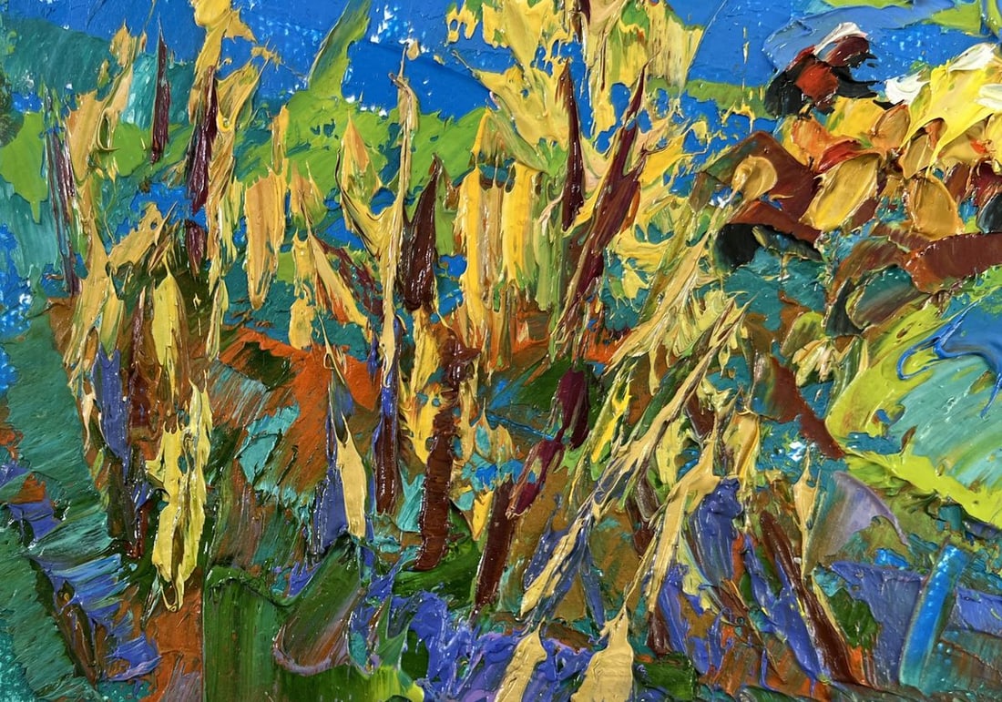 Oil painting Golden Harvest Alex Kalenyuk - 6