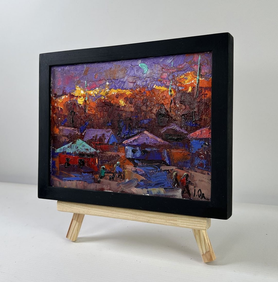 Oil painting Under the moon Alex Kalenyuk - 2