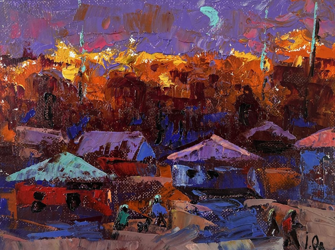 Oil painting Under the moon Alex Kalenyuk - 3