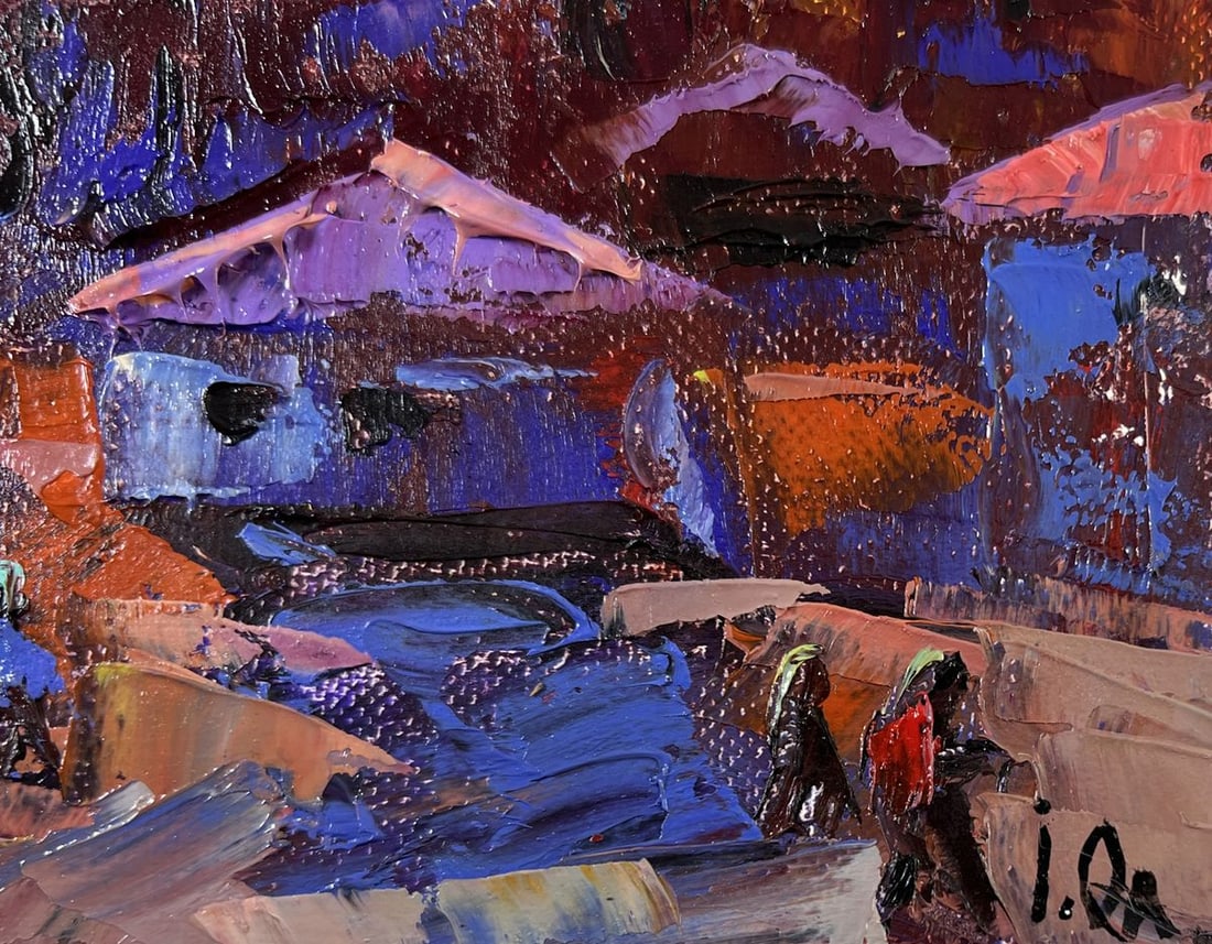 Oil painting Under the moon Alex Kalenyuk - 5