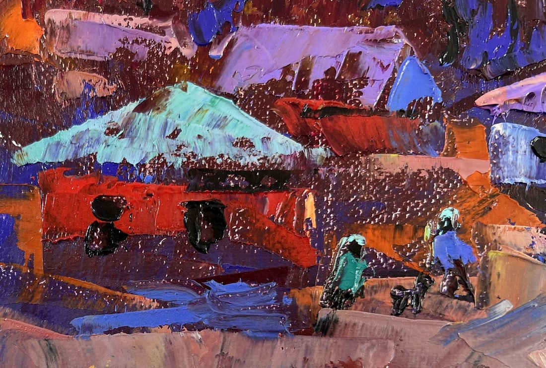 Oil painting Under the moon Alex Kalenyuk - 6