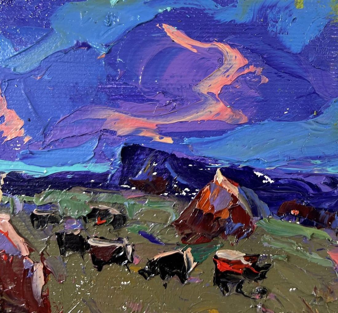 Oil painting Colors of ?vening Alex Kalenyuk - 4