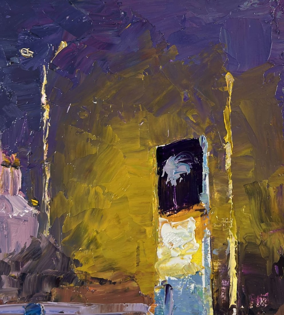 Oil painting The city never sleeps Boris Serdyuk - 4