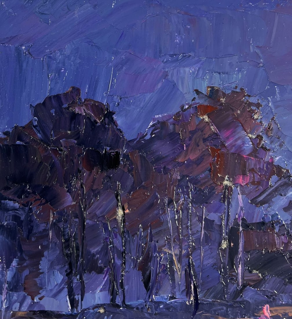 Oil painting The city never sleeps Boris Serdyuk - 6