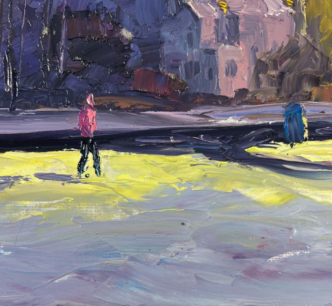 Oil painting The city never sleeps Boris Serdyuk - 8