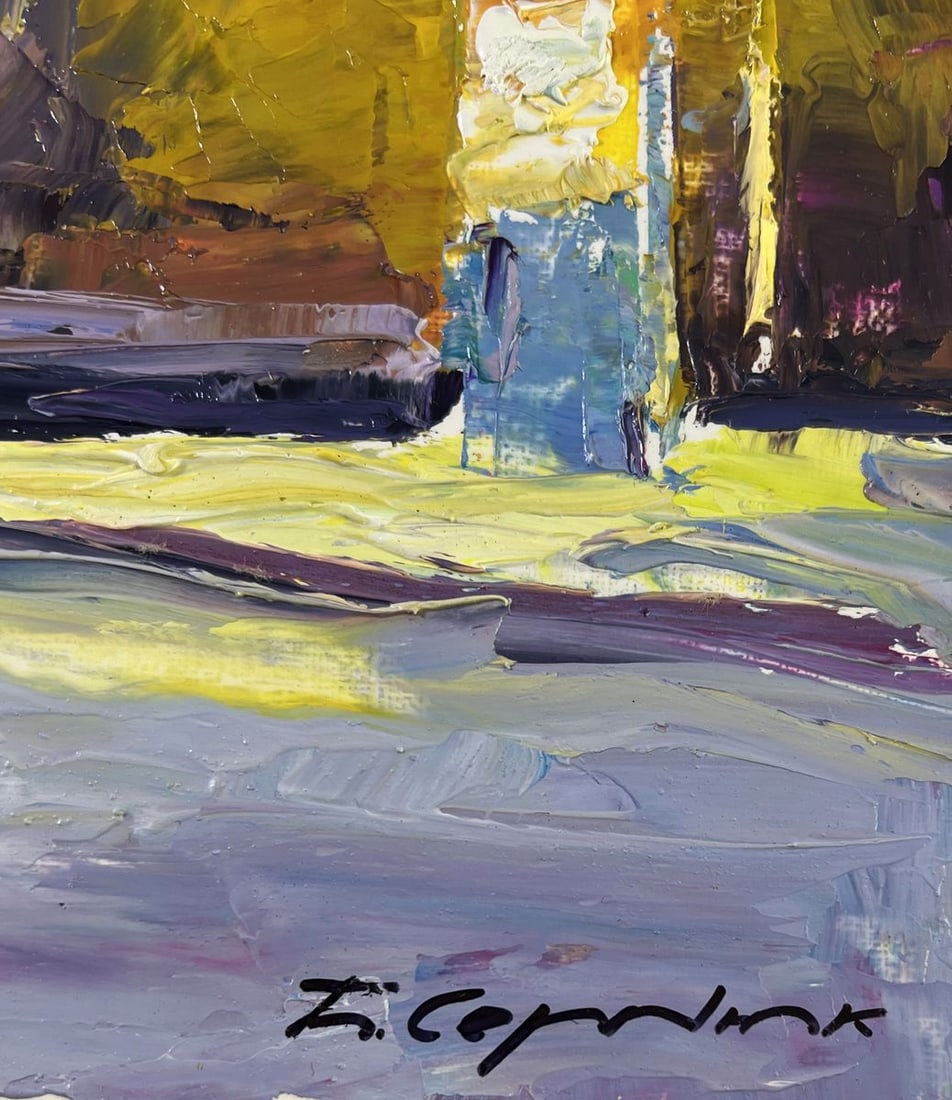 Oil painting The city never sleeps Boris Serdyuk - 9