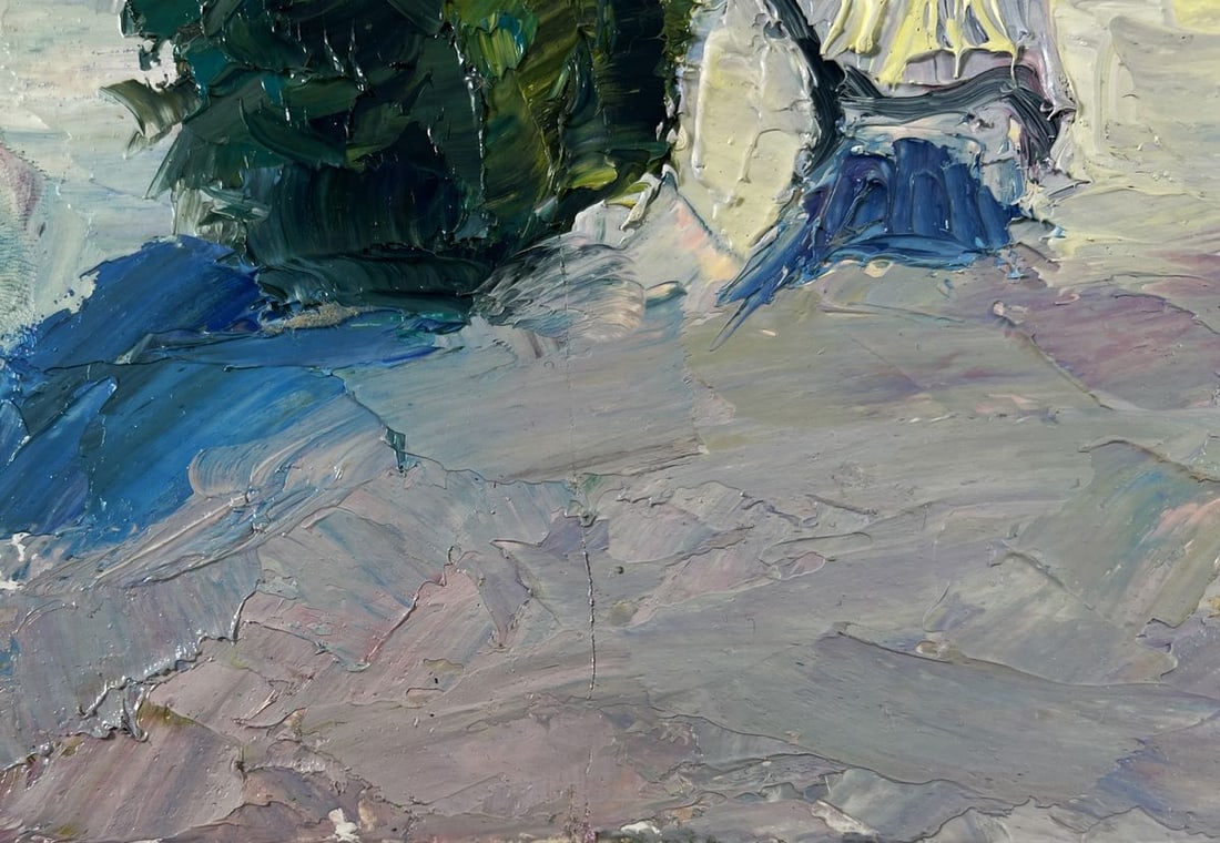 Oil painting Park before night Boris Serdyuk - 6