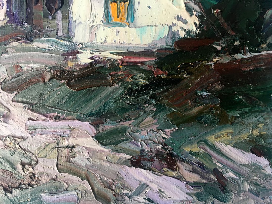 Oil painting Month night Alexander Nikolaevich Cherednichenko - 11