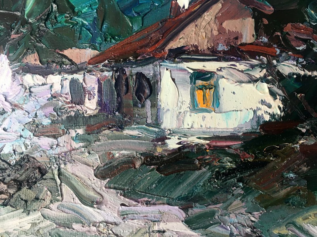 Oil painting Month night Alexander Nikolaevich Cherednichenko - 12