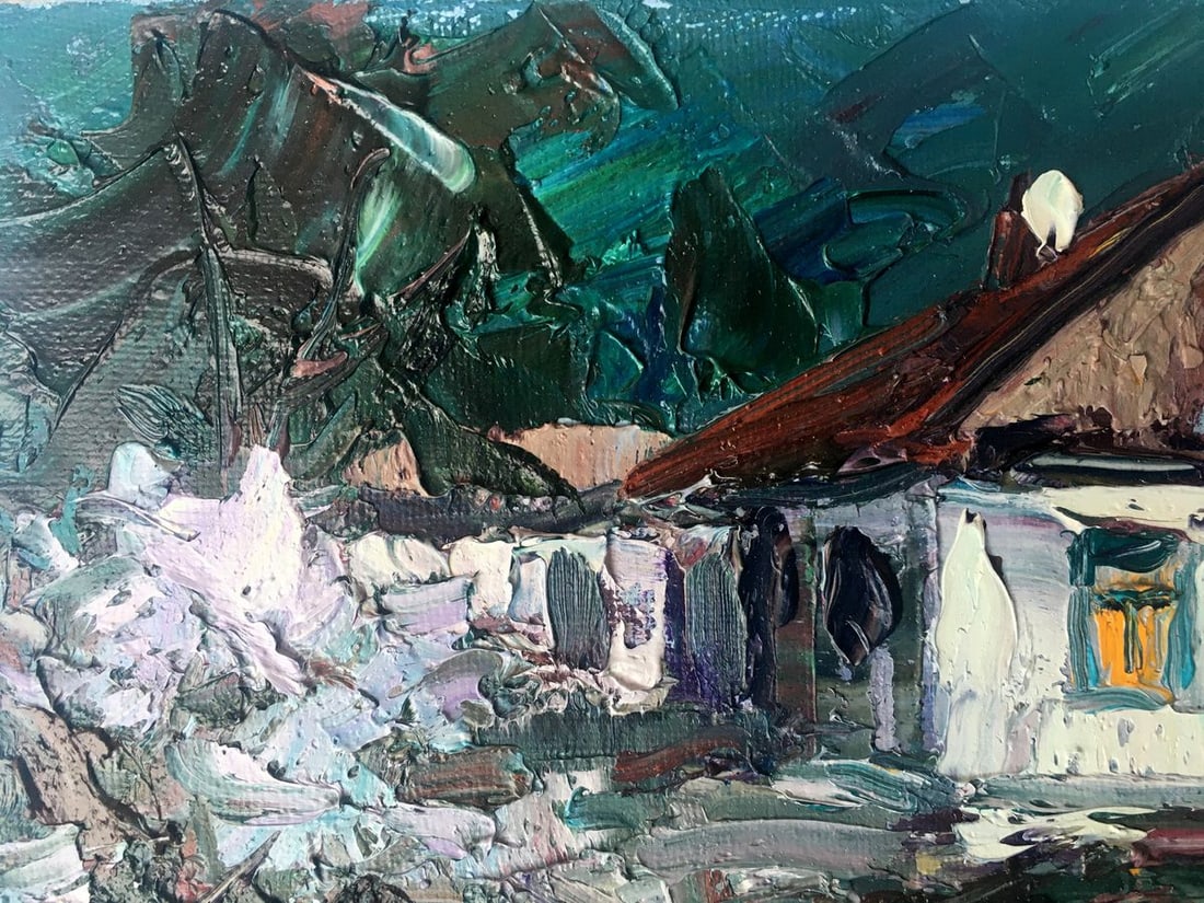 Oil painting Month night Alexander Nikolaevich Cherednichenko - 4