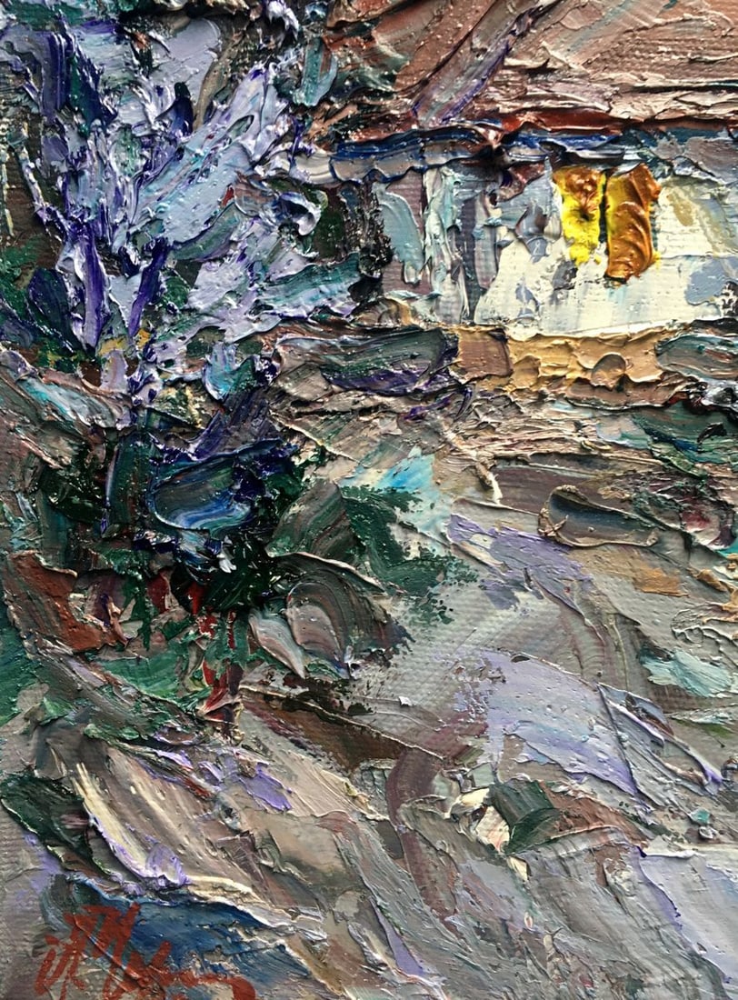 Oil painting Month night Alexander Nikolaevich Cherednichenko - 7