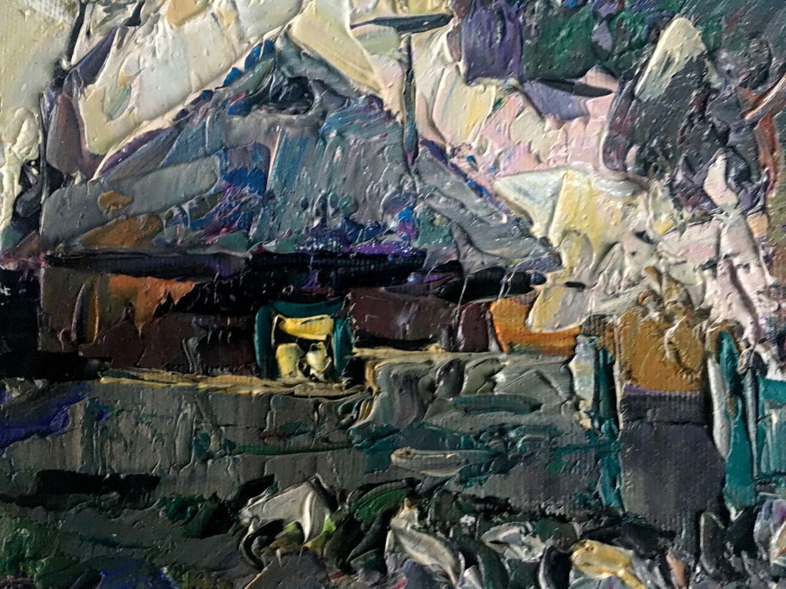 Oil painting After the rain Kalenyuk Alex - 4
