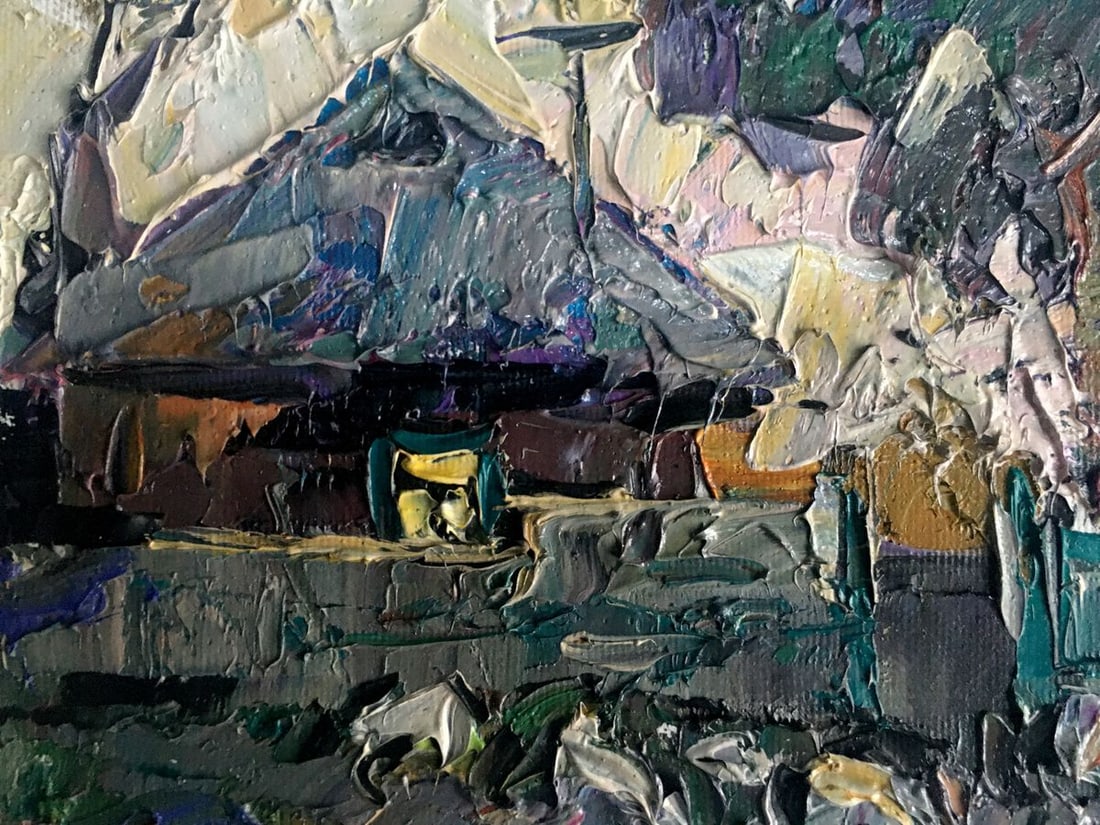 Oil painting After the rain Kalenyuk Alex - 7
