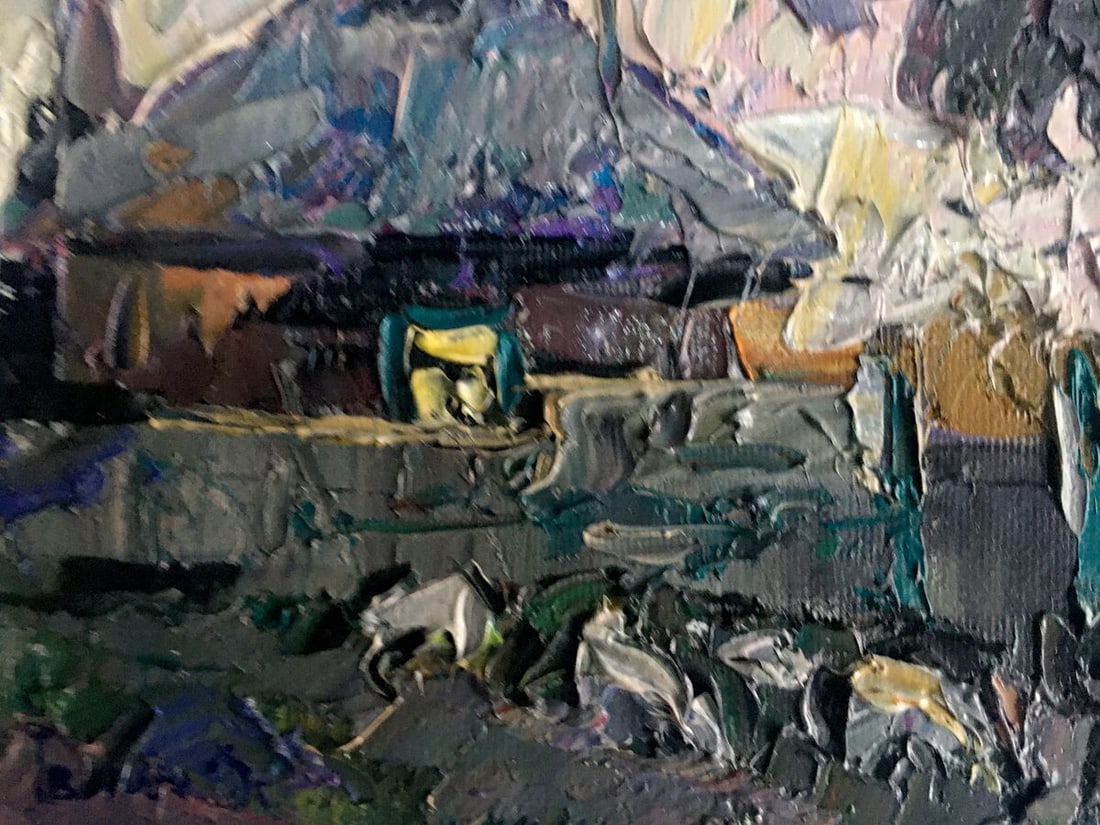 Oil painting After the rain Kalenyuk Alex - 9