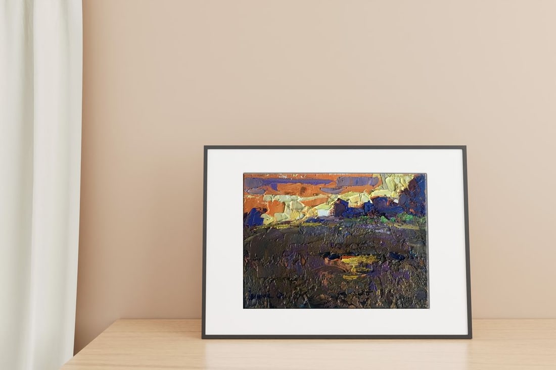 Oil painting Evening glow Kalenyuk Alex - 3