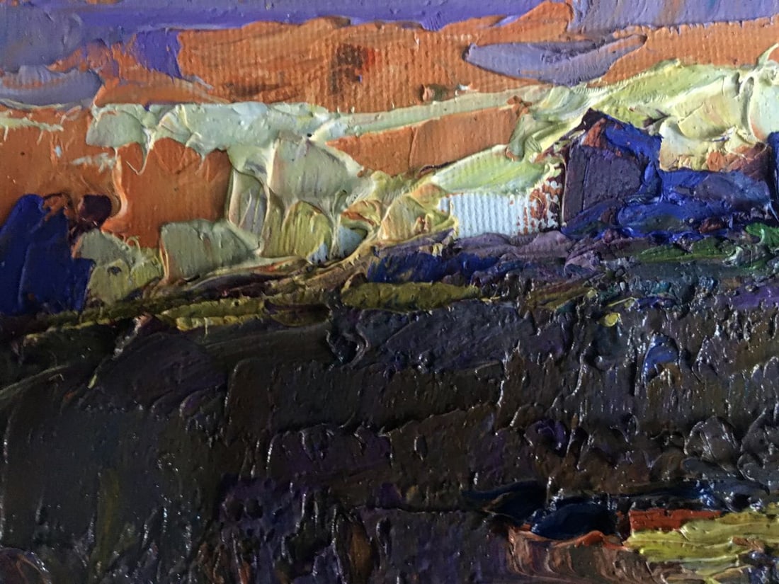 Oil painting Evening glow Kalenyuk Alex - 6