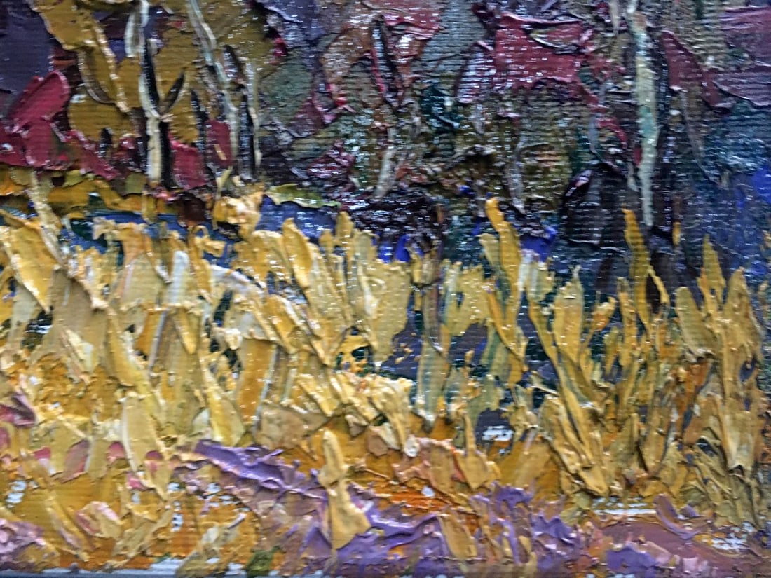 Oil painting Night autumn Kalenyuk Alex - 5