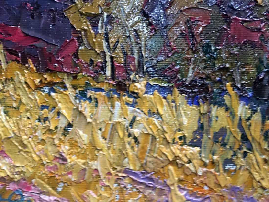 Oil painting Night autumn Kalenyuk Alex - 6