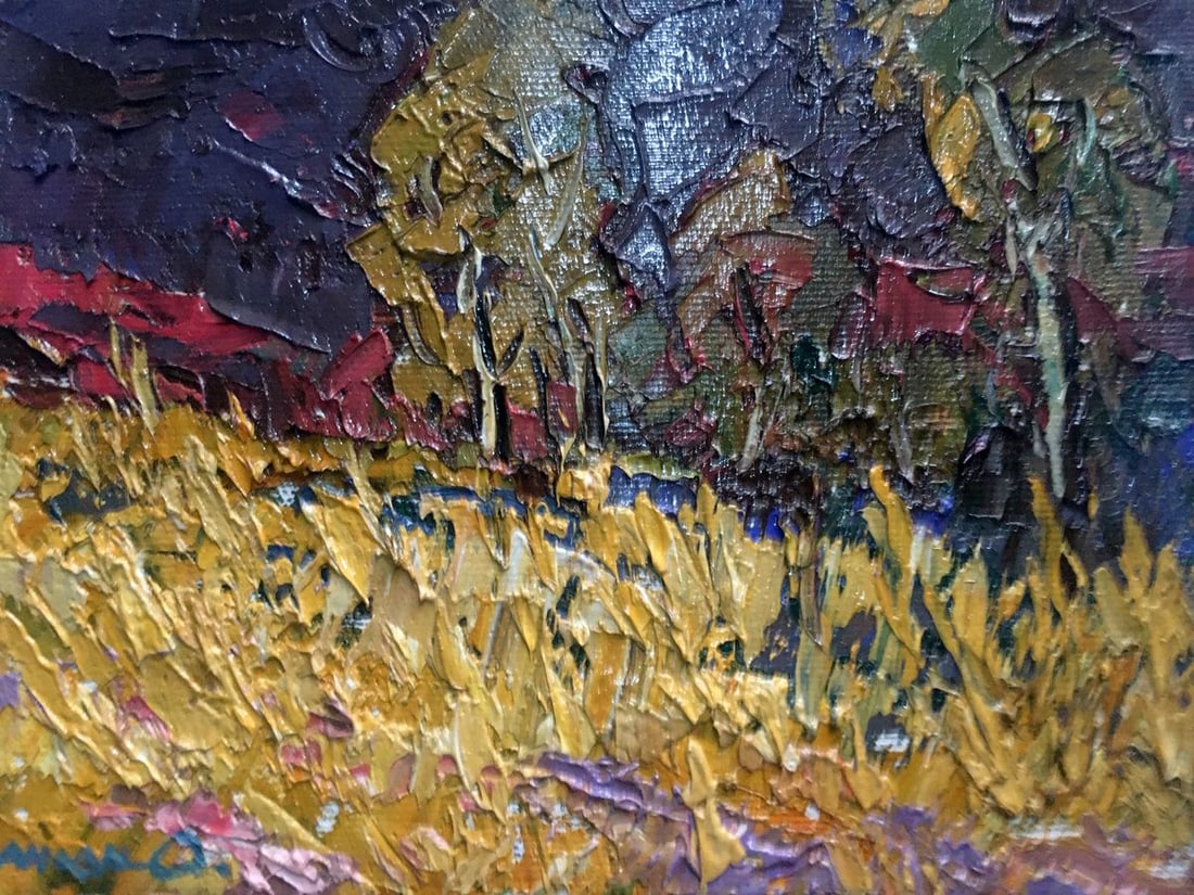 Oil painting Night autumn Kalenyuk Alex - 8